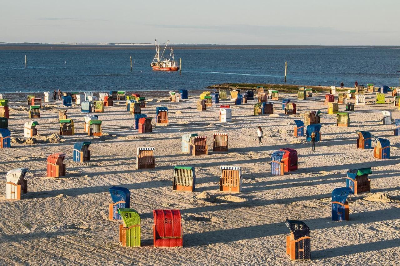 Nordsee Ferienwohnung Nord Dornumersiel Esterno foto