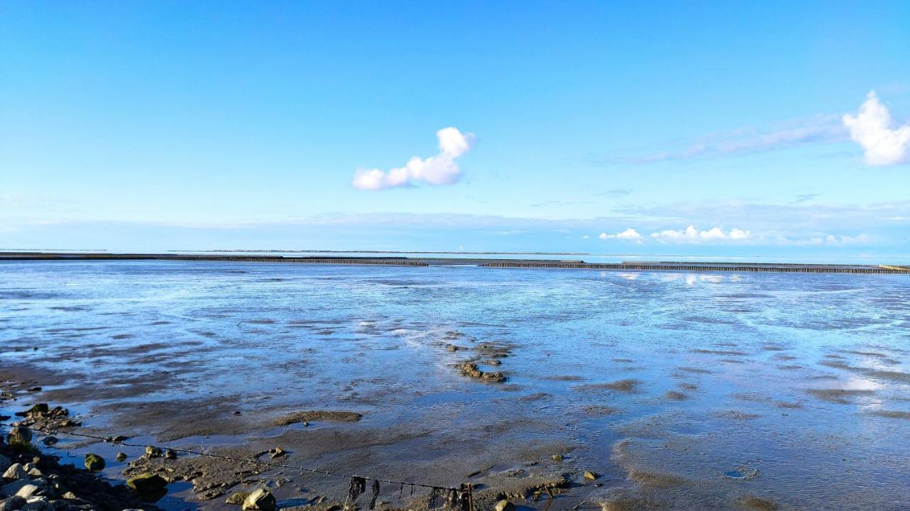 Nordsee Ferienwohnung Nord Dornumersiel Esterno foto