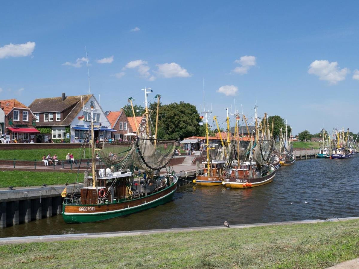 Nordsee Ferienwohnung Nord Dornumersiel Esterno foto