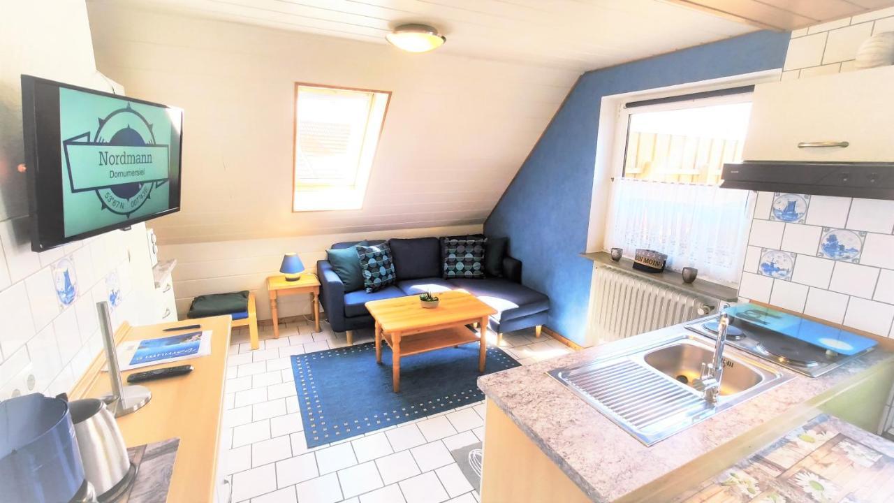 Nordsee Ferienwohnung Nord Dornumersiel Esterno foto